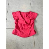 ราคา เสื้อสีบานเย็น กระดุมหน้าคอปก size m (29930573755)