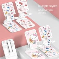 ราคา ที่วางโทรศัพท์ แบบพับได้ ที่วางโทรศัพท์ตั้งโต๊ะ ลายคิตตี้น่ารัก (23673785804)