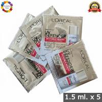 ราคา 5 ชิ้น ✅ L'Oreal Paris UV Defender Invisible Resist 1.5 ml ลอรีอัล ปารีส ยูวี ดีเฟนเดอร์ อินวิซิเบิ้ล รีซิส 1.5 มล (40173640677)