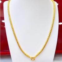 ราคา สร้อยคอทอง2บาทเหมือนจริง ลายกระดูกงูพ่นทรายจิกลายยาว24นิ้ว ขนาด5มิล ทองชุบสวย 0429 (18585729089)