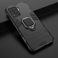 ราคา Oppo Reno 5F - Black Panther Slim Stand Ring Armor Case กันกระแทก (41005737738)