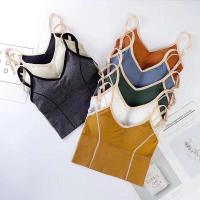 ราคา ชุดชั้นใน สปอร์ตบรา บราแบบสวม บราเต็มตัว สายเดี่ยว ฟองน้ำ ถอดออกได้ เสื้อชั้นในสปอร์ตบรา (19656469557)