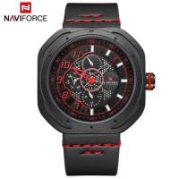 ราคา นาฬิกาผู้ชาย naviforce watch แท้ NF9141 สายหนัง สีดำแดง B/R/B สินค้าพร้อมส่ง (5205570083)
