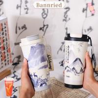 ราคา ทรงพระนารี ถ้วยกาแฟ,ถ้วยเก็บความร้อนสองชั้นขนาด500มล,สไตล์สแตนเลสความจุขนาดใหญ่แบบพกพาฉนวนถ้วย เครื่องดื่ม (53203129280)