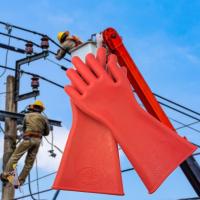 ราคา INNICE ช่างไฟฟ้าถุงมือฉนวน,สีแดง 5KV ฉนวนกันความร้อน Mittens,ป้องกันกันน้ําภายในแรงดันไฟฟ้า 220V ความปลอดภัยทํางานปลอดภัยถุงมือไฟฟ้า (57303720831)
