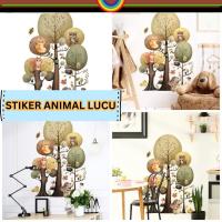 ราคา WALLSTICKER WALL STICKER WALL STICKER WITH ANIMAL TREE PICTURE MOTIF CUTE ANIMAL WALL STICKER DECORATION MINIMALIST บ้าน CILDRENS BEDROOM LIVING ROOM CARDING ANIMAL WIF (44205719104)
