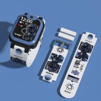ราคา นำไปใช้ Imoo watch Phone Z1 Z2 Z6 Z7 สายนาฬิกาข้อมือ ซิลิโคนนิ่ม ลายการ์ตูนน่ารัก สายนาฬิกา imoo Z6 นักบินอวกาศ สําหรับเด็ก (24232301408)