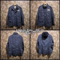 ราคา เสื้อแจ็คเก็ตพาร์ก้าทหาร M65 สีน้ําเงินมือสองดั้งเดิม (50101912047)