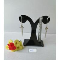 ราคา ต่างหูล้านนา​ ต่างหูสีเงินรมดำ​#6 (23413997601)