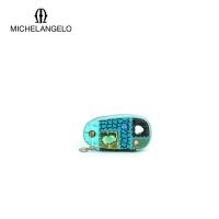 ราคา กระเป๋าแบรนด์แท้ Michelangelo Official กระเป๋าใส่กุญแจ รุ่นCrystal Key Holder –หนังแท้ ประดับคริสตัล (41365281857)