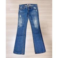 ราคา กางเกงยีนส์ขาม้า Justin แท้ สียีนส์ฟอก แบบติดกระดุม ทรงสวยมาก แบรนด์ Justin Japan (22226316000)