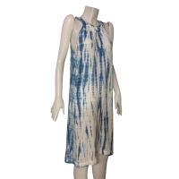 ราคา ชุดเดรส มัดย้อมครามธรรมชาติ ชุดเดรสผ้าลินิน ชุดเดรสมัดย้อม เสื้อมัดย้อม ย้อมครามธรรมชาติ (19655753829)