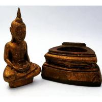 ราคา พระบูชาไม้แกะอุ้มบาตร ลงรักปิดทองเก่า หน้าตัก 2.5 นิ้ว ฐาน 4 นิ้ว สูง 6.5 นิ้ว อายุไม่ต่ำกว่า400 ปี(สามารถถอดฐานได้) (1595061766)