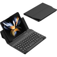 ราคา [No Pen]Slim Mini Wireless Bluetooth Keyboard Leather Case for Samsung Galaxy Z fold 6/5/4/3/2, Google Pixel Fold (27169467591)
