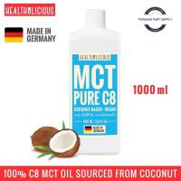 ราคา HEALTHOLICIOUS MCT OIL C8 PURE เอ็มซีที ออยล์ ซีแปด ซี8 น้ำมันมะพร้าว คีโต KETO FAT : COCONUT 1000ml (28431283362)