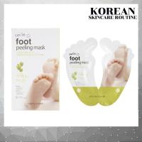 ราคา (พร้อมส่ง) มาส์กถุงเท้าผลัดเซลล์ผิวบริเวณเท้า The Face Shop Smile Foot Peeling (9815891943)