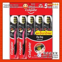 ราคา คอลเกต ซิกแซก ชาร์โคล แปรงสีฟัน แวลูแพ็ค 5'ส (อ่อนนุ่ม) (22369172654)