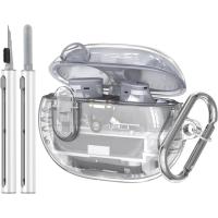 ราคา เคส Beats Studio Buds/Studio Buds Plus แบบใส 2021/2023 พร้อมชุดทําความสะอาด, ฝาครอบเคสป้องกัน Secure Lock สําหรับ Beats Studio Buds + เคสหูฟังพร้อมพวงกุญแจ (23290045138)