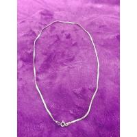 ราคา สร้อยคอเงินแท้ ลายกระดูกงู แบบแบน ยาว 40 ซม. (2298011239)