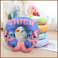 ราคา SQ2 Stitch การ์ตูนน่ารักหมอนรูปตัว U Travel แบบพกพาหมอนรองคอสํานักงานหมอนรองคอตุ๊กตา U-รูป Pillo (55903155623)