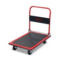 ราคา POLO รถเข็นพับได้ 4 ล้อ พับได้ รุ่น PH300 รับน้ำหนัก 300 กก. ขนาดล้อ 5 นิ้ว พร้อมเบรก (โปโล) P563-0010 (41003503676)