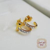 ราคา ต่างหูเพชรดีไซน์ Tiffany (20282337246)