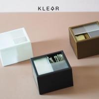ราคา KLEAR 3IN1 amenity box กล่องอะคริลิคใส่ของ อเนกประสงค์ ใส่เครื่องสำอาง ใส่สำลี ใส่คัตเติ้ลบัต (5410330429)