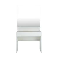 ราคา INDEX LIVING MALL โต๊ะเครื่องแป้งท็อปกระจก รุ่น บลัง - สีขาว (3509045081)