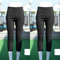 ราคา ส่งต่อค่ะ ซื้อมาใส่ไม่ได้ กางเกงโรเชฟ 8 ส่วนทรงเดฟเอวสูงซิปข้าง ผ้าโรเชฟแท้ 100% ขอบเอวเรียบ ใส่ทำงาน ใส่เที่ยว (24916003719)