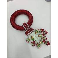 ราคา พวงมาลัยสีแดงมาลัยบูชาท้าวเวสสุวรรณพวงมาลัยริบบิ้น พวงมาลัยประดิษฐ์ (25354629838)