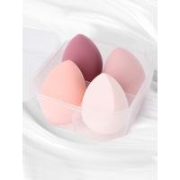 ราคา 4Pcs Multi Colored Makeup Sponge Set Blender, Beauty Sponge Makeup Blender Flawless for Liquid, Pink (42127684972)
