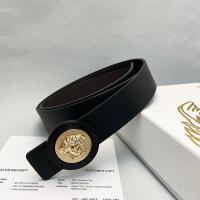 ราคา Versace ของแท้หนังหรูหราออกแบบผู้ชายธุรกิจเข็มขัดยี่ห้อจดหมายหัวเข็มขัดเข็มขัดผู้หญิงแฟชั่นกางเกง ห (29108006359)