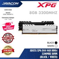 ราคา ADATA XPG Gammix D10 8GB DDR4 3200MHz RAM DIMM (ดํา/ขาว) (21289179113)