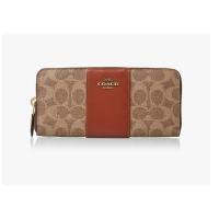 ราคา กระเป๋าสตางค์ Coach Accordion Zip wallet แท้ งานช๊อป 100% (28453560446)