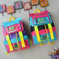 ราคา พร้อมส่ง กระเป๋าเป้ สีทูโทนสดใส ช่องเยอะมาก กระเป๋าสะพายหลัง KK backpack (7761141008)