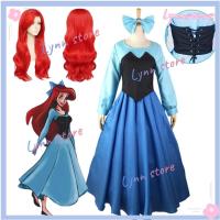ราคา ชุดคอสเพลย์ นางเงือกน้อย ARIEL สีฟ้า และวิกผม เหมาะกับงานปาร์ตี้วันเกิด สําหรับผู้ใหญ่ (22936415328)