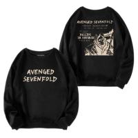 ราคา Medium Clothing Sweater Music Band Crewneck Avenged sevenfold madison square black (55053320795)