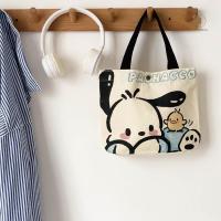 ราคา กระเป๋าถือพกพา Sanrio ลายการ์ตูน Pochacco &amp; Kuromi สไตล์ Kawaii Melody ความจุเยอะ สำหรับผู้หญิง TH (55054031272)