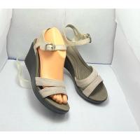 ราคา Crocs ส้นเตารีด สีครีม มือ2 ไซส์ W7/37-38 ยาว 24 ซม. สวย นิ่ม เบา (28474888568)