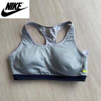 ราคา มือสอง Nike sport bra Dri-fit สปอร์ตบราไนกี้สีเทา แท้ (23459989615)