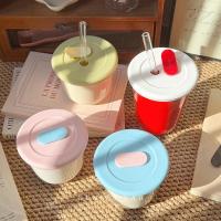 ราคา แก้วกาแฟ แก้วเซรามิค เหมาะสําหรับ รุ่ยซิง ถ้วยขนาดใหญ่สุด หน้า ถ้วยปิดผนึกฝาซิลิโคน 9.6 ซม. ถ้วยฟางถ้วยกาแฟถ้วยเซรามิคพร้อมฝาปิด (57351503807)