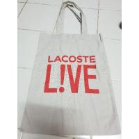 ราคา กระเป๋าผ้า Lacoste แบรนด์แท้ มือสอง2 สภาพสวยไร้ตำหนิshopping bag #ลาคลอสต์ (20139613260)
