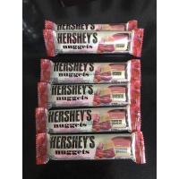 ราคา Hershey nuggets Chocolate เฮอร์ชีส์ ช็อกโกแลต ครีมมี่ มีรส ไวท์ช็อกสตอร์เบอร์รี่ และ ช็อกนมอัลมอนด์ 28 g. (19867067960)