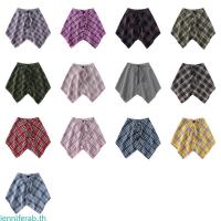 ราคา Jenniferab Unisex Hiphop Checkered A Line Wrap กระโปรง Tie Up ผ้าพันคอเสื้อ Extender (54052847777)
