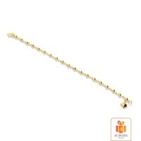 ราคา AURORA สร้อยข้อมือ ลายประคำ 1 สลึง ทองแท้ 96.5% * ของแท้* (5323516143)