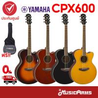 ราคา YAMAHA CPX600 Electric Acoustic Guitar กีตาร์โปร่งไฟฟ้ายามาฮ่า CPX600 + Standard Guitar Bag กระเป๋ากีตาร์รุ่นสแตนดาร์ (14424970745)