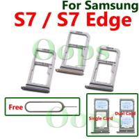 ราคา S7 ถาดซิมสําหรับ Samsung Galaxy S7 Edge G935 / S7 G930 โทรศัพท์ SD อะแดปเตอร์ Micro ซิมการ์ดถาดผู้ถือฟรี Pin (29834525891)