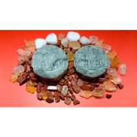 ราคา หยกพม่าแท้เจไดท์ไทป์ A แกะสลักท่านปู่ฮก ลก ซิ่ว (ก8 / 1-2) (22409344896)