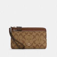 ราคา ✨สด-ผ่อน✨พร้อมส่ง #COACH DOUBLE ZIP WALLET (COACH C5576) กระเป๋าสตางค์ใบสั้น คล้องมือรุ่นใหม่ 2ซิป L ใบใหญ่ (19208653021)