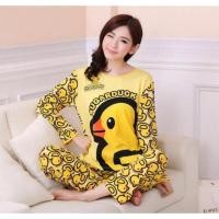 ราคา ชุดนอน ลายเป็ดน้อยสีเหลือง น่ารัก ฟรีไซส์ (3104166124)